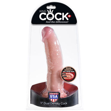 Pipedream Dual Density King Cock 23 см, телесный, Фаллоимитатор на присоске Pipedream Dual Density King Cock 23 см, телесный, Фаллоимитатор на присоске