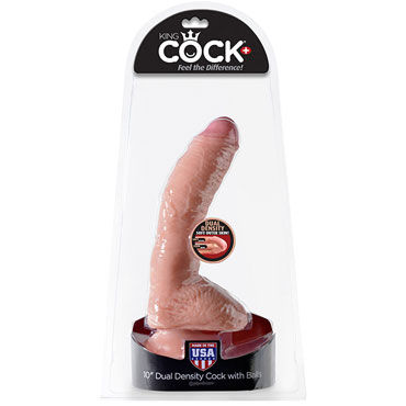 Pipedream Dual Density King Cock with Balls 25 см, телесный - фото, отзывы Pipedream Dual Density King Cock with Balls 25 см, телесный - фото, отзывы