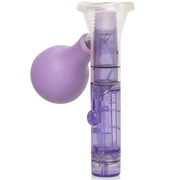 California Exotic Penetrating Mini Clit Pump, фиолетовая - Мини-помпа клиторальная с вибрацией - купить в секс шопе California Exotic Penetrating Mini Clit Pump, фиолетовая - Мини-помпа клиторальная с вибрацией - купить в секс шопе