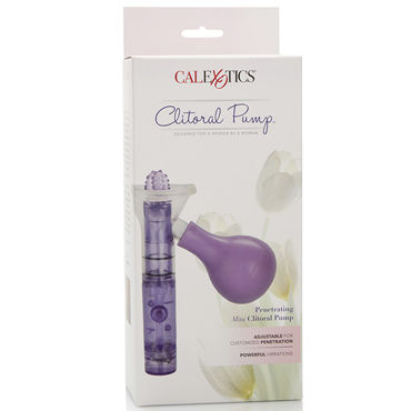 California Exotic Penetrating Mini Clit Pump, фиолетовая, Мини-помпа клиторальная с вибрацией California Exotic Penetrating Mini Clit Pump, фиолетовая, Мини-помпа клиторальная с вибрацией