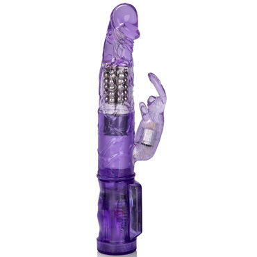 California Exotic Petiti Jack Rabbit, фиолетовый - Вибромассажер с ротацией - купить в секс шопе California Exotic Petiti Jack Rabbit, фиолетовый - Вибромассажер с ротацией - купить в секс шопе