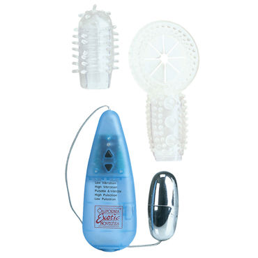 California Exotic Elite 5X Vibro Ring Tickler, прозрачный - фото, отзывы California Exotic Elite 5X Vibro Ring Tickler, прозрачный - фото, отзывы