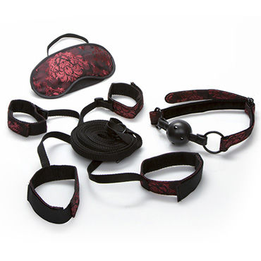 California Exotic Scandal Bed Restraint Kit, красный, Комплект для фиксации California Exotic Scandal Bed Restraint Kit, красный, Комплект для фиксации