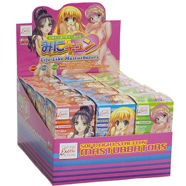 California Exotic Anime Masturbators Counter Display, Набор мастурбаторов, 12 шт California Exotic Anime Masturbators Counter Display, Набор мастурбаторов, 12 шт
