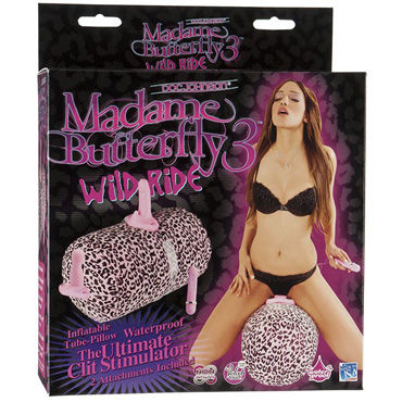 Doc Johnson Madam Butterfly розовый - Подушка с фаллоимитаторами - купить в секс шопе Doc Johnson Madam Butterfly розовый - Подушка с фаллоимитаторами - купить в секс шопе