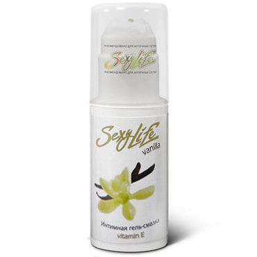 Sexy Life Vanilla, 30 мл, Интимная гель-смазка с витамином E, аромат ванили Sexy Life Vanilla, 30 мл, Интимная гель-смазка с витамином E, аромат ванили