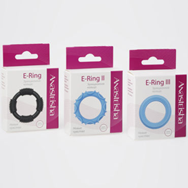 Anasteisha E-Ring III - Из эластичного материала - купить в секс шопе Anasteisha E-Ring III - Из эластичного материала - купить в секс шопе