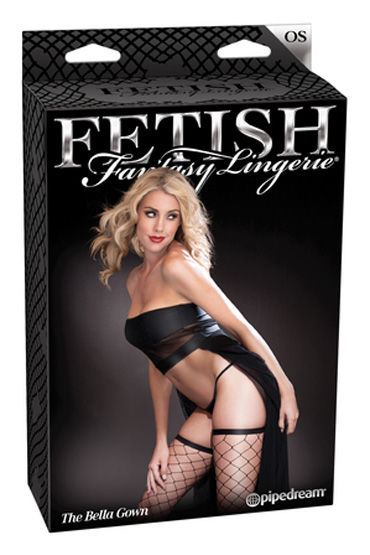 Fetish Fantasy Lingerie The Bella Gown - Платье, чулки и стринги - купить в секс шопе Fetish Fantasy Lingerie The Bella Gown - Платье, чулки и стринги - купить в секс шопе
