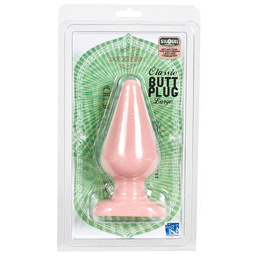 Doc Johnson Butt Plug Large телесный - Анальная пробка с гладкой поверхностью - купить в секс шопе Doc Johnson Butt Plug Large телесный - Анальная пробка с гладкой поверхностью - купить в секс шопе