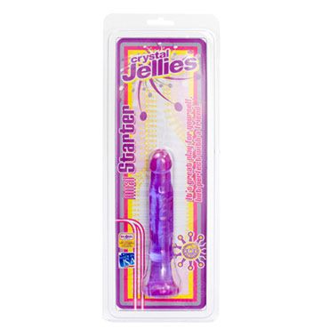 Doc Johnson Crystal Anal Starter, фиолетовый, Анальный стимулятор на присоске и другие товары Doc Johnson с фото Doc Johnson Crystal Anal Starter, фиолетовый, Анальный стимулятор на присоске и другие товары Doc Johnson с фото