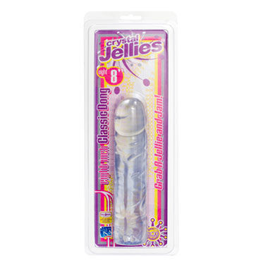 Doc Johnson Сrystal Jellies Classic - Классический фаллоимитатор - купить в секс шопе Doc Johnson Сrystal Jellies Classic - Классический фаллоимитатор - купить в секс шопе