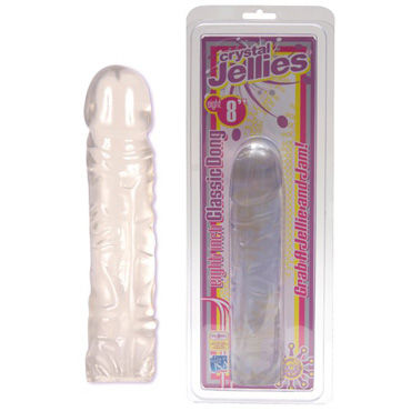 Doc Johnson Сrystal Jellies Classic, Классический фаллоимитатор Doc Johnson Сrystal Jellies Classic, Классический фаллоимитатор
