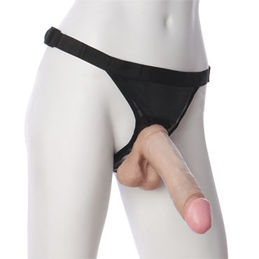 Doc Johnson Vac-U-Lock Realistic Ultra Harness, 20 см - фото, отзывы Doc Johnson Vac-U-Lock Realistic Ultra Harness, 20 см - фото, отзывы