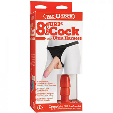 Новинка раздела Секс игрушки - Doc Johnson Vac-U-Lock UR3 Ultra Harness, 20 см Новинка раздела Секс игрушки - Doc Johnson Vac-U-Lock UR3 Ultra Harness, 20 см