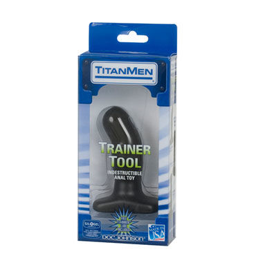 Doc Johnson Trainer Tool 11 см - Анальный стимулятор с двумя степенями шероховатости - купить в секс шопе Doc Johnson Trainer Tool 11 см - Анальный стимулятор с двумя степенями шероховатости - купить в секс шопе