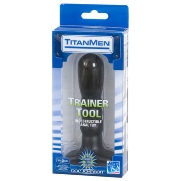 Doc Johnson Trainer Tool 14 см - Анальный стимулятор с увеличенной головкой - купить в секс шопе Doc Johnson Trainer Tool 14 см - Анальный стимулятор с увеличенной головкой - купить в секс шопе
