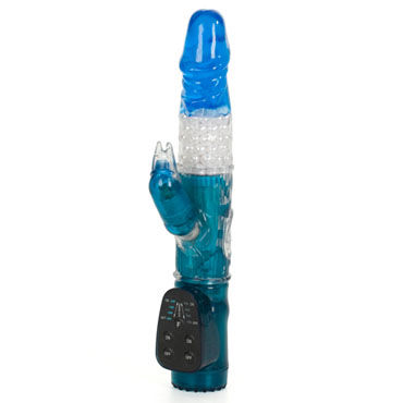 Doc Johnson Mini I Vibe Rabbit - Вибратор с функцией ротации - купить в секс шопе Doc Johnson Mini I Vibe Rabbit - Вибратор с функцией ротации - купить в секс шопе