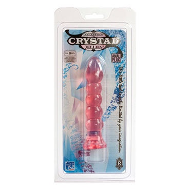 Doc Johnson Crystal Jellies Anal - Анальный стимулятор в форме елочки - купить в секс шопе Doc Johnson Crystal Jellies Anal - Анальный стимулятор в форме елочки - купить в секс шопе