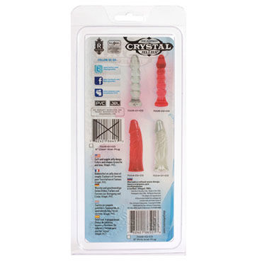 Doc Johnson Crystal Jellies Anal, Анальный стимулятор в форме елочки и другие товары Doc Johnson с фото Doc Johnson Crystal Jellies Anal, Анальный стимулятор в форме елочки и другие товары Doc Johnson с фото