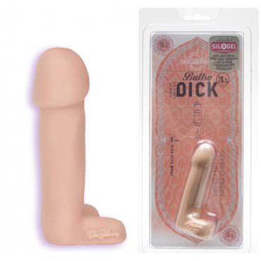 Doc Johnson Ballsy Dick 9 см, Фаллоимитатор с мошонкой на прочной присоске Doc Johnson Ballsy Dick 9 см, Фаллоимитатор с мошонкой на прочной присоске