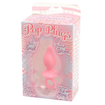 Doc Johnson Small Pop Plugs - Анальная пробка с удобным кольцом - купить в секс шопе Doc Johnson Small Pop Plugs - Анальная пробка с удобным кольцом - купить в секс шопе