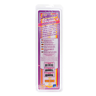 Doc Johnson Crystal Jellies Realistic, розовый, Упругий фаллоимитатор и другие товары Doc Johnson с фото Doc Johnson Crystal Jellies Realistic, розовый, Упругий фаллоимитатор и другие товары Doc Johnson с фото