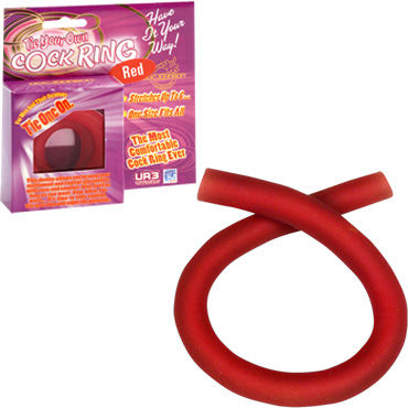 Doc Johnson Cock Ring, красный, Утяжка для мошонки и пениса Doc Johnson Cock Ring, красный, Утяжка для мошонки и пениса