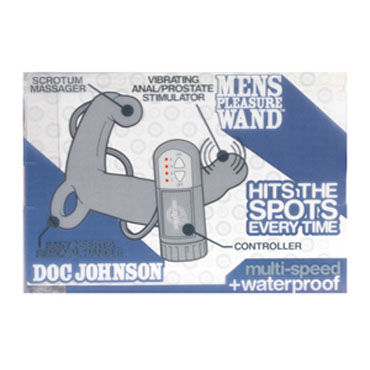 Doc Johnson Mens Pleasure Wand, красный, Стимулятор простаты с вибрацией и другие товары Doc Johnson с фото Doc Johnson Mens Pleasure Wand, красный, Стимулятор простаты с вибрацией и другие товары Doc Johnson с фото