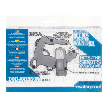 Doc Johnson Mens Pleasure XL голубой, Стимулятор простаты большого размера и другие товары Doc Johnson с фото Doc Johnson Mens Pleasure XL голубой, Стимулятор простаты большого размера и другие товары Doc Johnson с фото