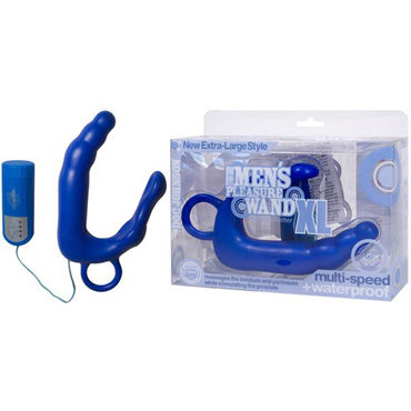 Doc Johnson Mens Pleasure XL голубой, Стимулятор простаты большого размера Doc Johnson Mens Pleasure XL голубой, Стимулятор простаты большого размера