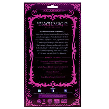 Doc Johnson Black Magic, Набор из трех вибраторов и другие товары Doc Johnson с фото Doc Johnson Black Magic, Набор из трех вибраторов и другие товары Doc Johnson с фото