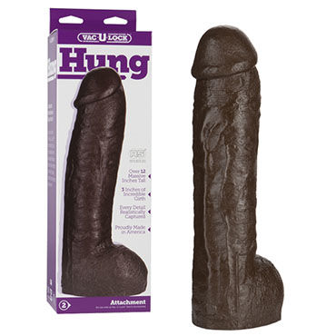 Doc Johnson Vac-U-Lock Hung, коричневый - фото, отзывы Doc Johnson Vac-U-Lock Hung, коричневый - фото, отзывы