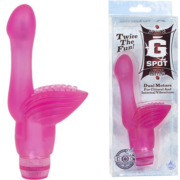 Doc Johnson Japanese G-spot, фиолетовый, Массажер точки G c щетинками Doc Johnson Japanese G-spot, фиолетовый, Массажер точки G c щетинками