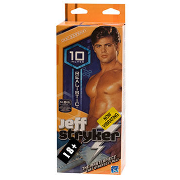 Doc Johnson Jeff Stryker, 28 см, Реалистичный вибратор на присоске и другие товары Doc Johnson с фото Doc Johnson Jeff Stryker, 28 см, Реалистичный вибратор на присоске и другие товары Doc Johnson с фото