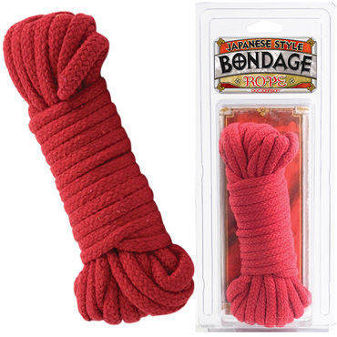 Doc Johnson Rope, красный, Бондаж для связывания Doc Johnson Rope, красный, Бондаж для связывания