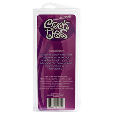 Doc Johnson Cock Ties, фиолетовый, Утяжки на пенис и другие товары Doc Johnson с фото Doc Johnson Cock Ties, фиолетовый, Утяжки на пенис и другие товары Doc Johnson с фото