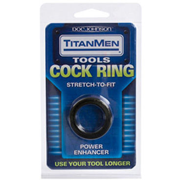 Doc Johnson Cock Ring, черный - Эрекционное кольцо - купить в секс шопе Doc Johnson Cock Ring, черный - Эрекционное кольцо - купить в секс шопе