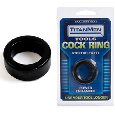 Doc Johnson Cock Ring, черный, Эрекционное кольцо Doc Johnson Cock Ring, черный, Эрекционное кольцо