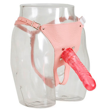 Doc Johnson Janines Harness - Набор из страпона и трусиков - купить в секс шопе Doc Johnson Janines Harness - Набор из страпона и трусиков - купить в секс шопе