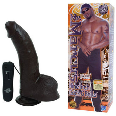 Doc Johnson Mr. Marcus Vibrating, Реалистичный вибратор на присоске Doc Johnson Mr. Marcus Vibrating, Реалистичный вибратор на присоске