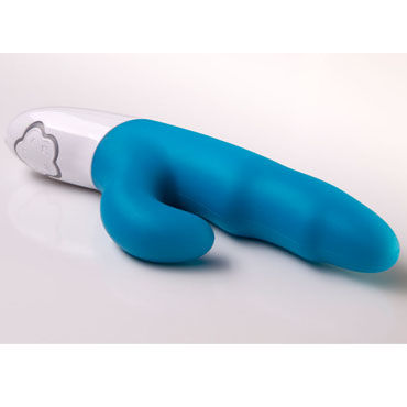 OhMiBod Freestyle W, голубой, Беспроводной вибратор со стимулятором клитора OhMiBod Freestyle W, голубой, Беспроводной вибратор со стимулятором клитора