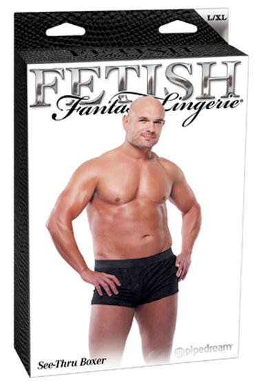 Fetish Fantasy See-Thru Boxer - Ажурные, с эластичным поясом - купить в секс шопе Fetish Fantasy See-Thru Boxer - Ажурные, с эластичным поясом - купить в секс шопе