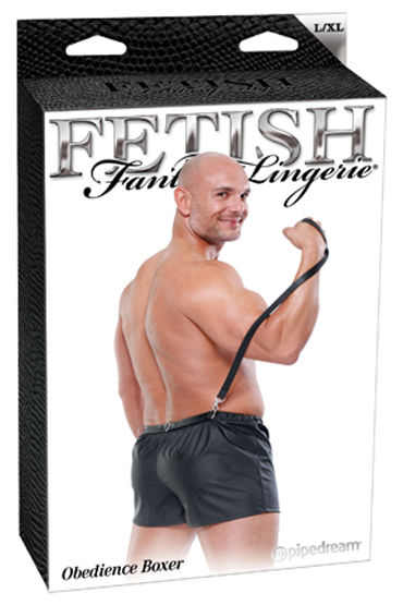 Fetish Fantasy Obedience Boxer - Боксеры с поводком - купить в секс шопе Fetish Fantasy Obedience Boxer - Боксеры с поводком - купить в секс шопе