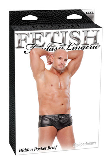 Fetish Fantasy Hidden Pocket Brief - Хипсы с кармашком - купить в секс шопе Fetish Fantasy Hidden Pocket Brief - Хипсы с кармашком - купить в секс шопе