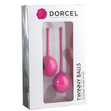 Marc Dorcel Twinny Balls, Два вагинальных шарика разного размера Marc Dorcel Twinny Balls, Два вагинальных шарика разного размера