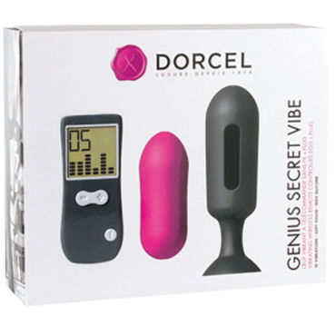 Marc Dorcel Genius Secret Vibe, Анальная пробка и вибро яйцо на управлении Marc Dorcel Genius Secret Vibe, Анальная пробка и вибро яйцо на управлении
