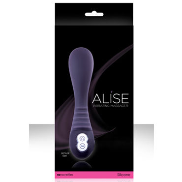 NS Novelties Alise, баклажановый, Многофункциональный вибромассажер NS Novelties Alise, баклажановый, Многофункциональный вибромассажер