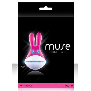 NS Novelties Muse, розовый, Забавный клиторальный стимулятор NS Novelties Muse, розовый, Забавный клиторальный стимулятор