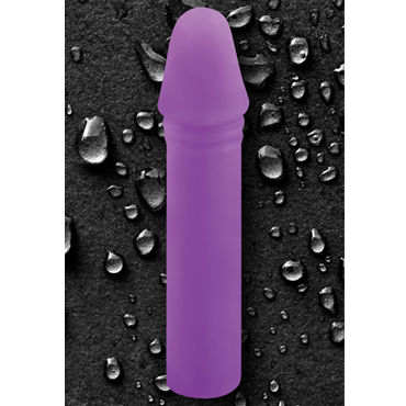 NS Novelties Chic 7, фиолетовый - Фаллоимитатор с бархатистым покрытием - купить в секс шопе NS Novelties Chic 7, фиолетовый - Фаллоимитатор с бархатистым покрытием - купить в секс шопе