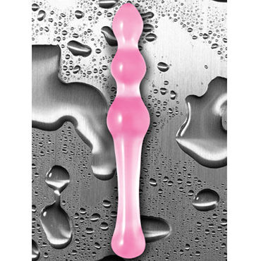 NS Novelties Crystal Kegel, розовый - Анальная елочка из стекла, маленькая - купить в секс шопе NS Novelties Crystal Kegel, розовый - Анальная елочка из стекла, маленькая - купить в секс шопе